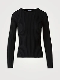 Ribbed Wool Sweater