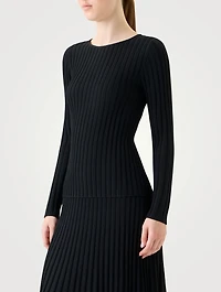Ribbed Wool Sweater