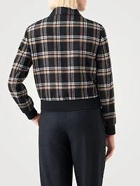 Plaid Jacquard Jacket