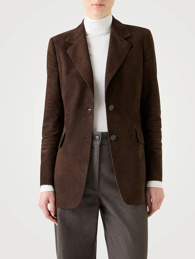 Suede Blazer