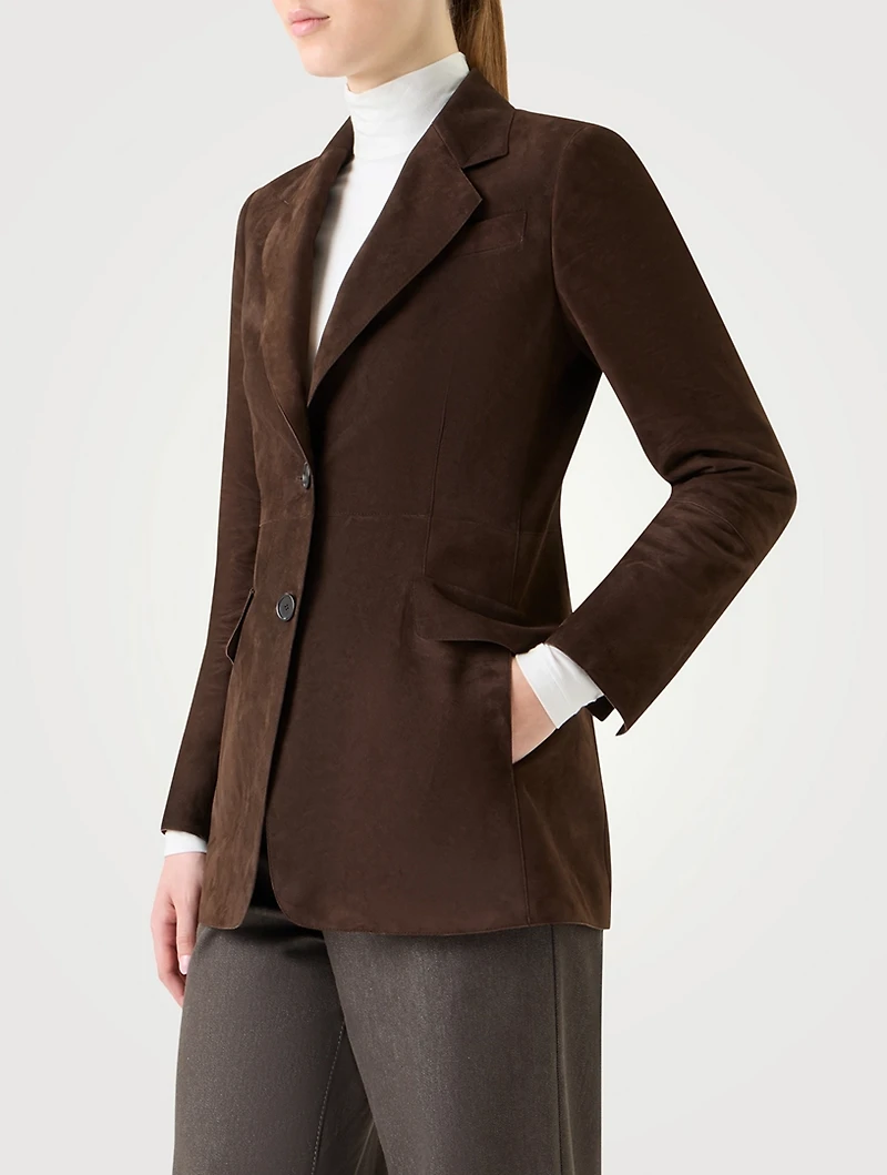 Suede Blazer