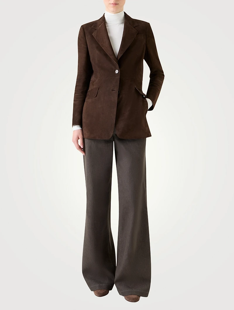 Suede Blazer