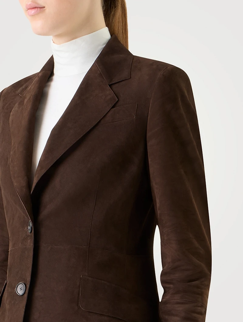 Suede Blazer