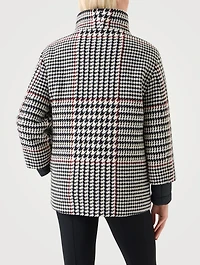 Two-In-One Jacket Glen Check Print