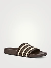 adidas Originals x Wales Bonner Adilette Leather Slide Sandals