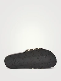 adidas Originals x Wales Bonner Adilette Leather Slide Sandals