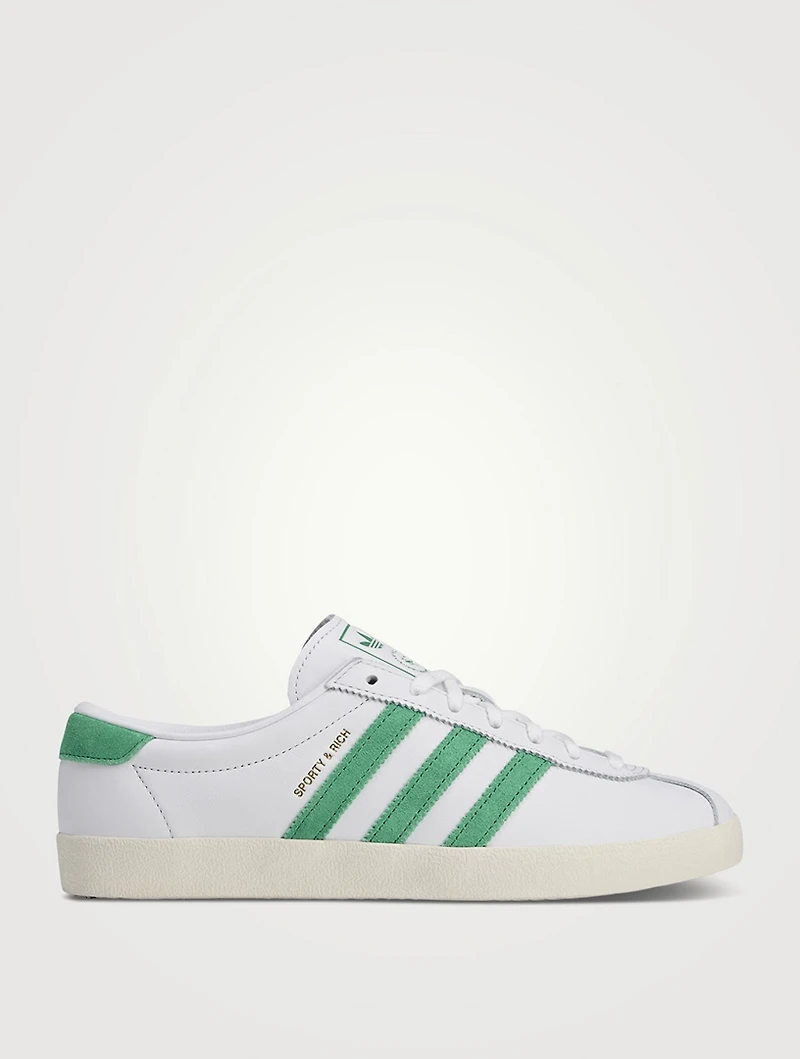 adidas Originals x Sporty & Rich Blanc Leather Sneakers