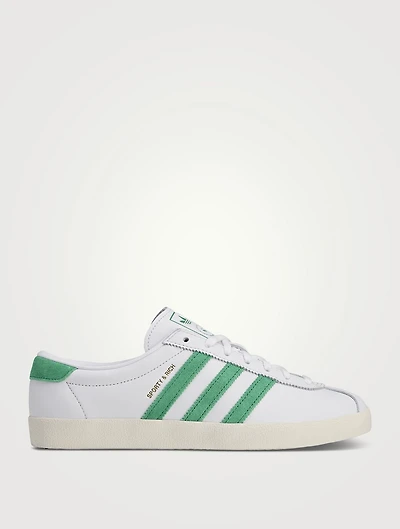 adidas Originals x Sporty & Rich Blanc Leather Sneakers