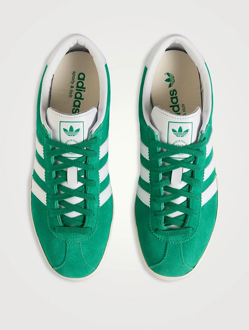 adidas Originals x Sporty & Rich Blanc Suede Sneakers