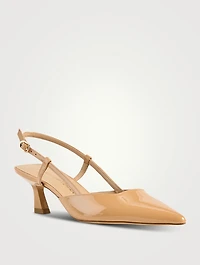 Vinnie Patent Leather Slingback Pumps