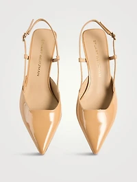 Vinnie Patent Leather Slingback Pumps