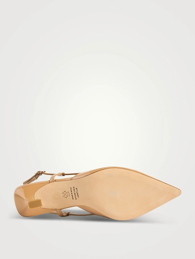 Vinnie Patent Leather Slingback Pumps