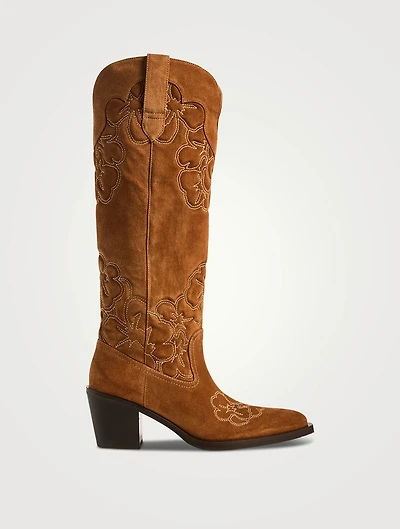 Felix Suede Western Boots