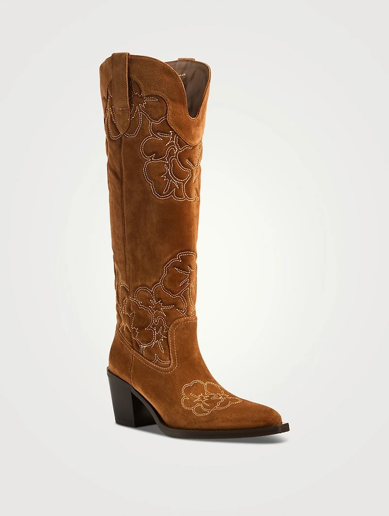 Felix Suede Western Boots