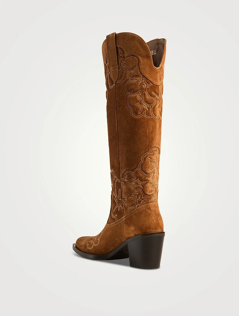 Felix Suede Western Boots