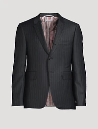 Pinstripe Wool Sport Coat