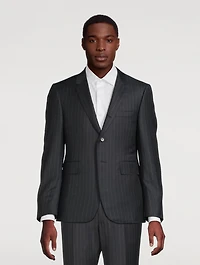 Pinstripe Wool Sport Coat