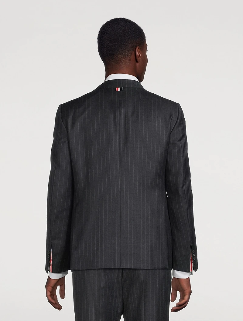 Pinstripe Wool Sport Coat