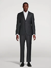 Pinstripe Wool Sport Coat