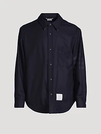 4-Bar Flannel Shirt Jacket