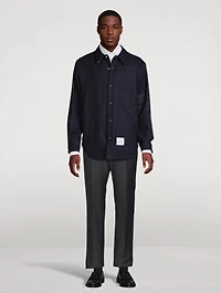 4-Bar Flannel Shirt Jacket