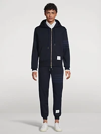 4-Bar Loopback Zip Hoodie