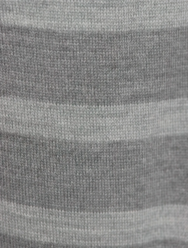 4-Bar Wool V-Neck Cardigan
