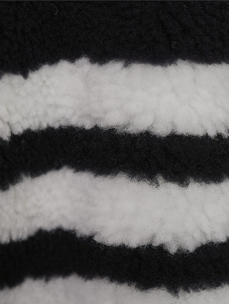 4-Bar Shearling Unconstructed Peacoat