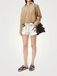 Loewe x Paula's Ibiza Anagram Drawstring Shirt