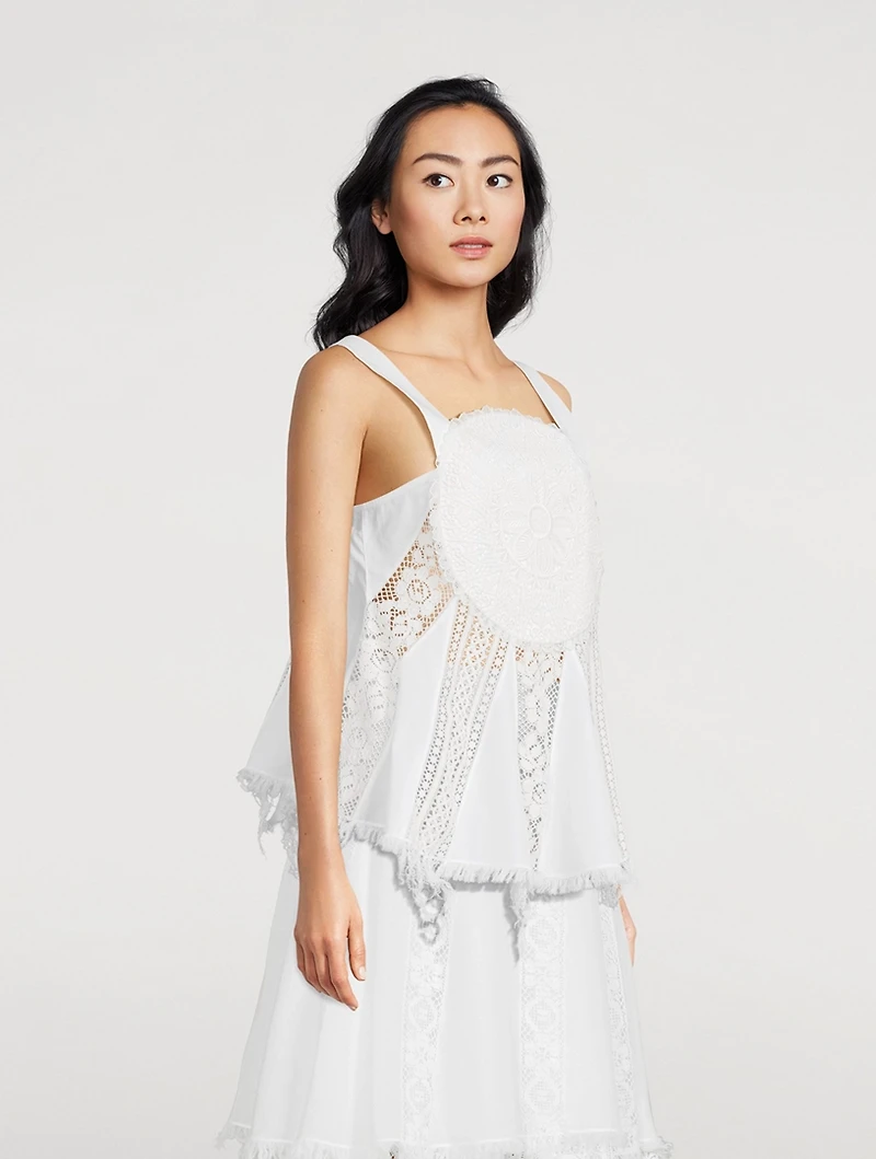 Loewe x Paula's Ibiza Lace Blouse