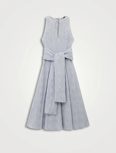 Loewe x Paula's Ibiza Tie-Front Midi Dress