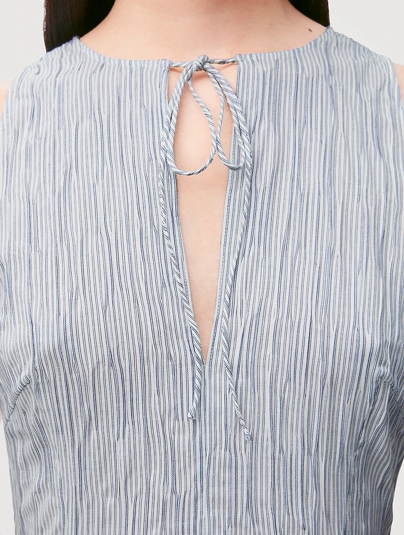 Loewe x Paula's Ibiza Tie-Front Midi Dress