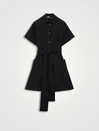 Loewe x Paula's Ibiza Belted Shirt Dress