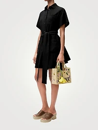 Loewe x Paula's Ibiza Belted Shirt Dress