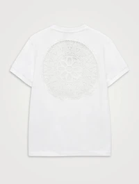 Loewe x Paula's Ibiza Anagram Lace-Trimmed T-Shirt