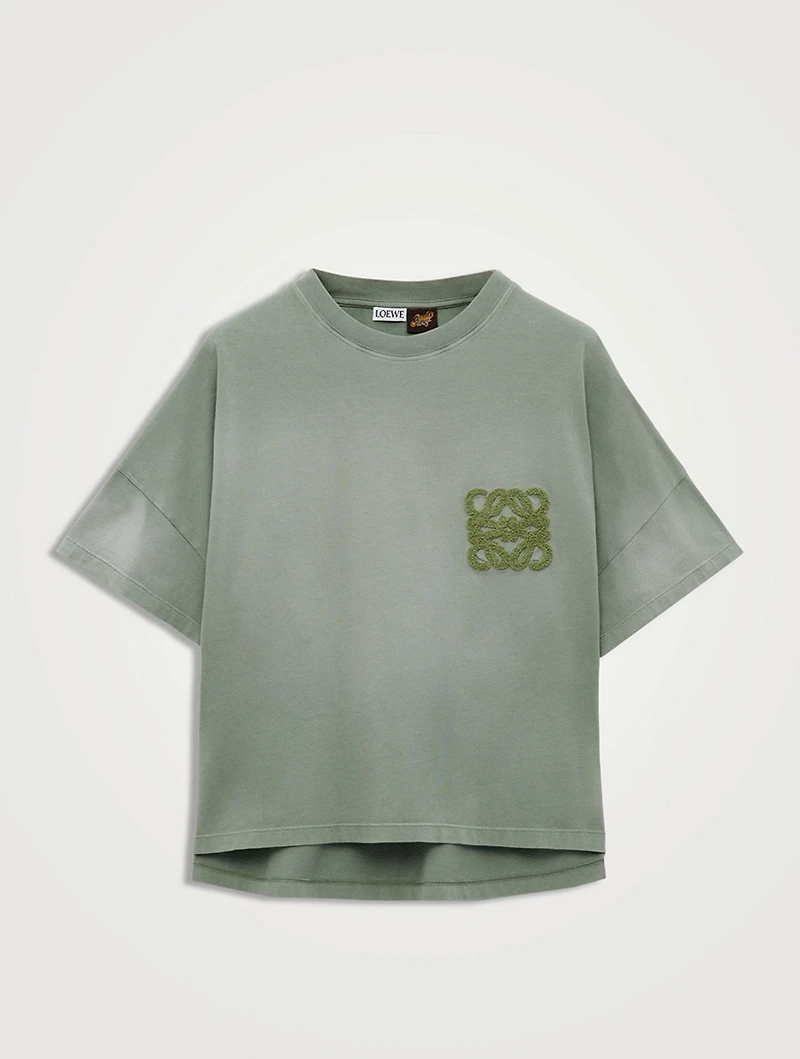 Loewe x Paula's Ibiza Anagram Cropped T-Shirt