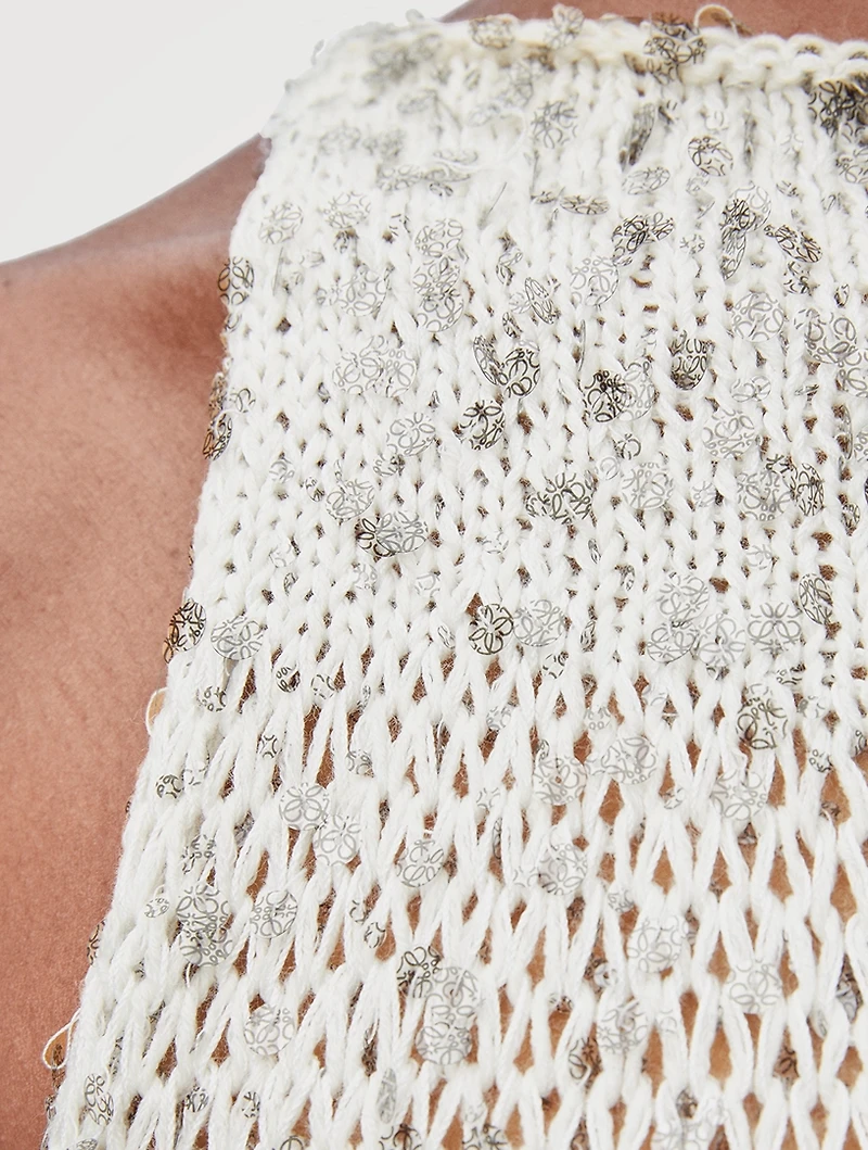 Loewe x Paula's Ibiza Sequin Knit Tank Top