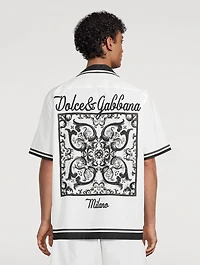 Short-Sleeve Shirt Majolica Print