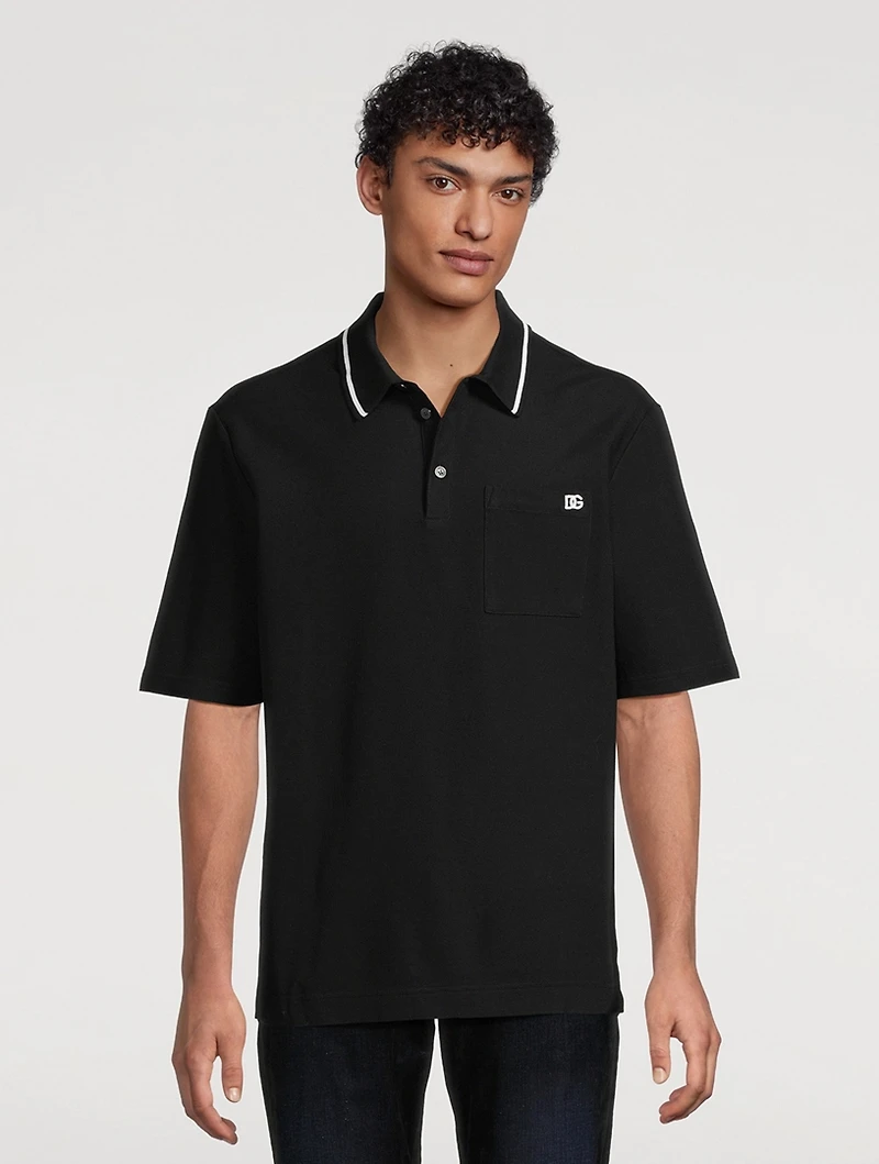 Cotton Piqué Polo Shirt