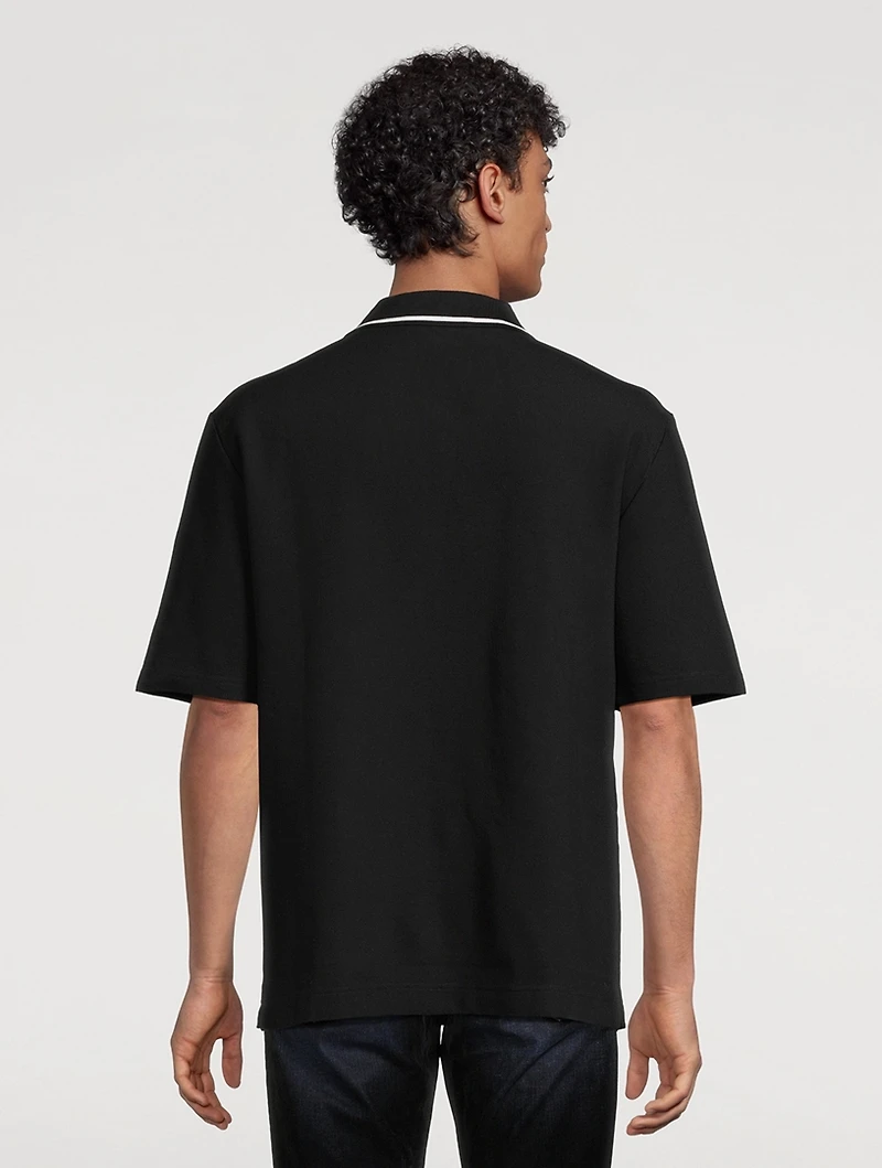 Cotton Piqué Polo Shirt