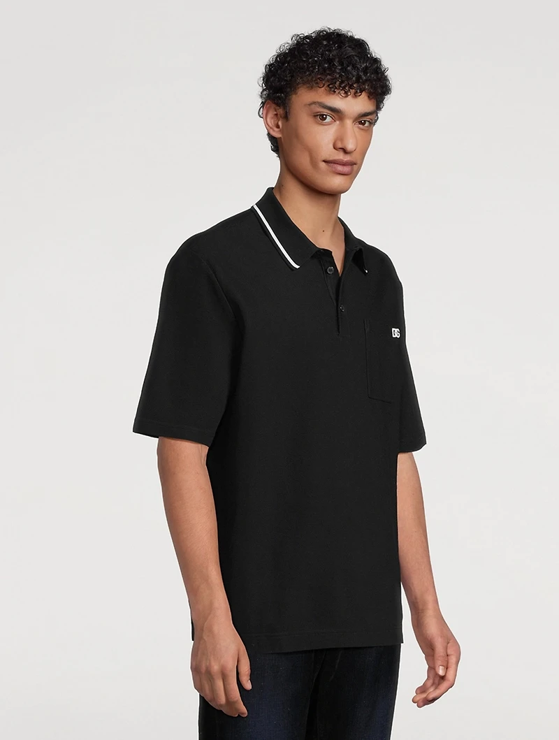 Cotton Piqué Polo Shirt