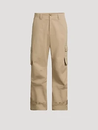 Wool-Blend Cargo Pants