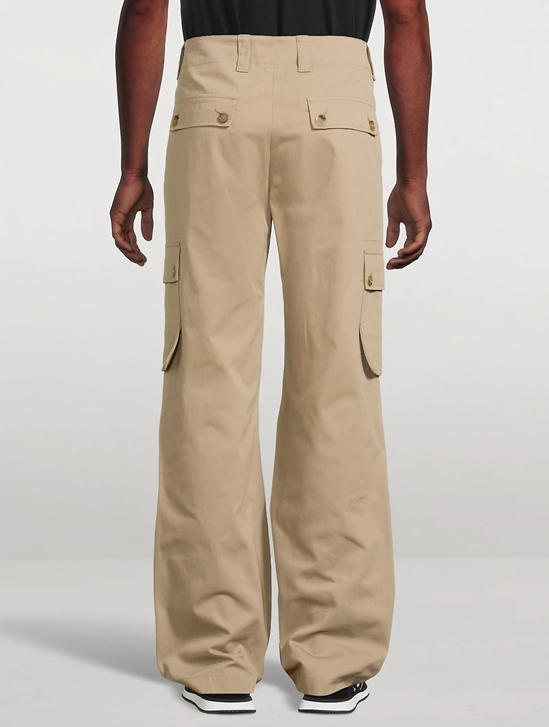 Wool-Blend Cargo Pants