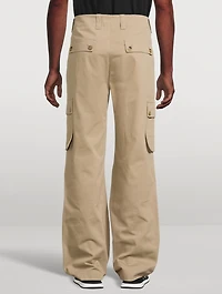 Wool-Blend Cargo Pants