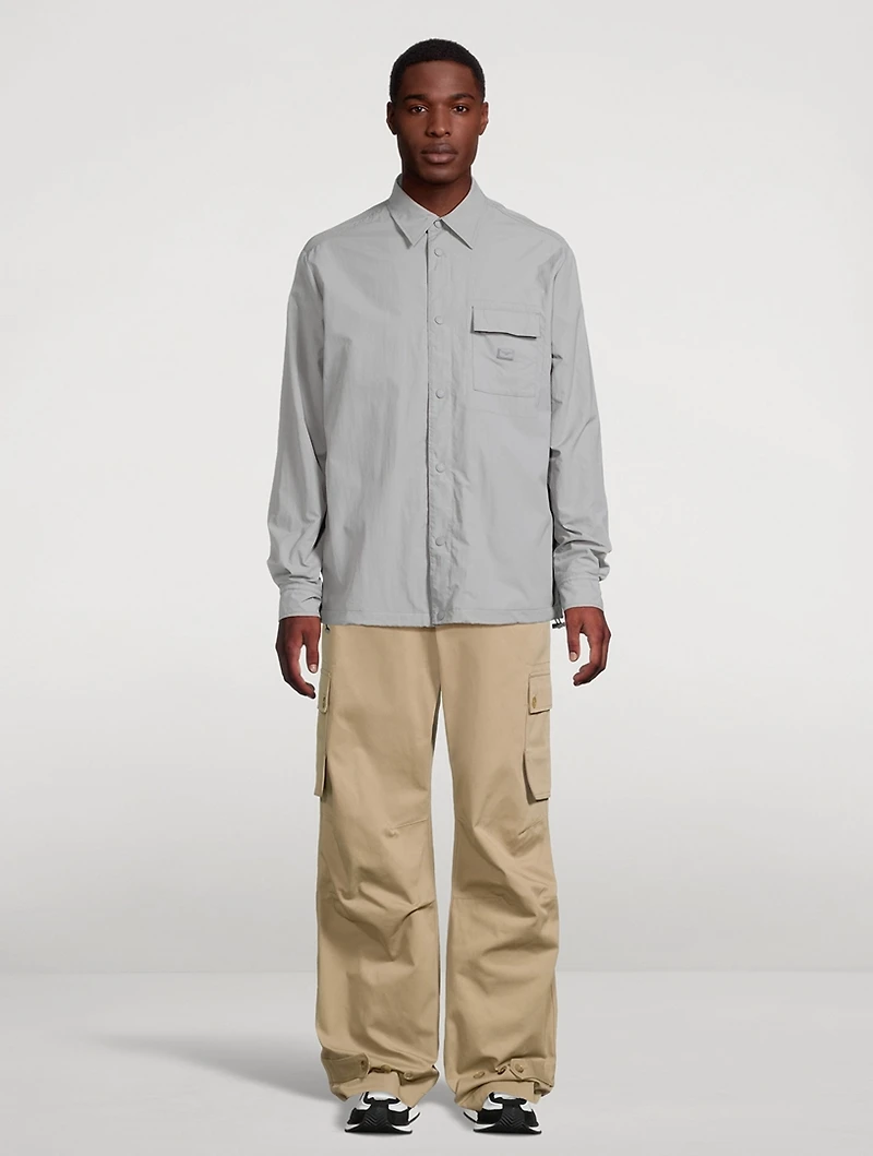 Wool-Blend Cargo Pants