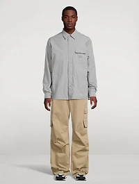 Wool-Blend Cargo Pants