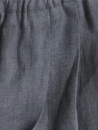 Washed Linen Canvas Pants