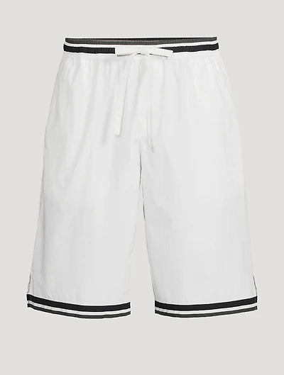 Cotton Shorts Majolica Print