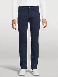 Lennox Twill Slim-Fit Pants