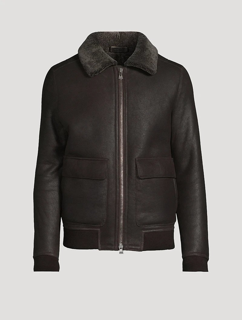 Seth Shearling Bomber Jacket
